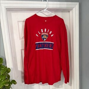 NHL Florida Panthers Red Long Sleeve Shirt